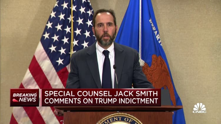 Special Counsel Jack Smith comments on Trump indictment