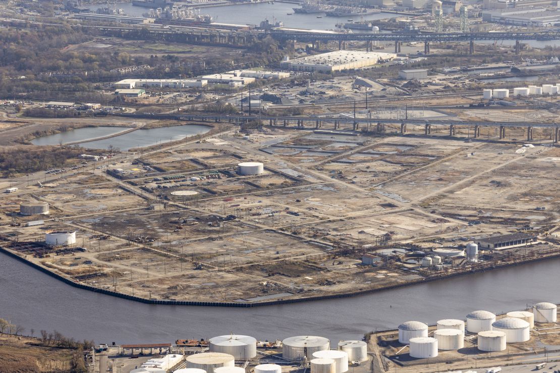 Part of the 1,300-acre property after excavation in November 18, 2022.