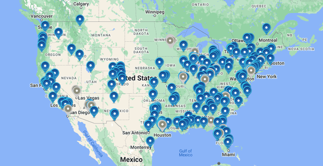 Geographic footprint